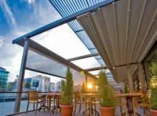 Helioscreen's new All Seasons retractable roof awnings range for 2017